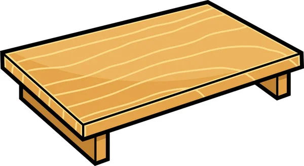 Wooden Board Sushi — Stock vektor