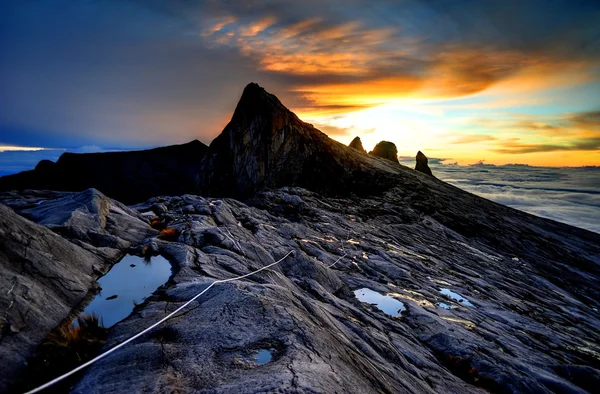 Monte Kinabalu Fotos de stock libres de derechos