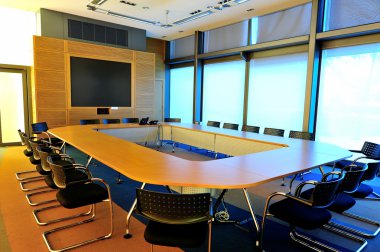 Boş ofis konferans salonu