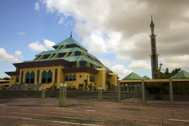 Mescid raya batam piramit Camii, batam Island, Endonezya