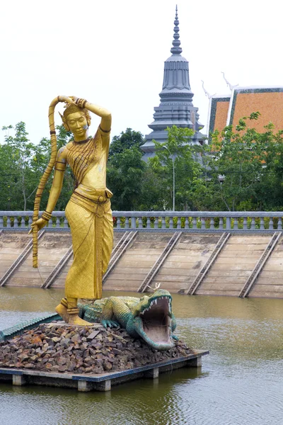 Oudong, alte Hauptstadt Kambodschas vor Phnom Penh — Stockfoto