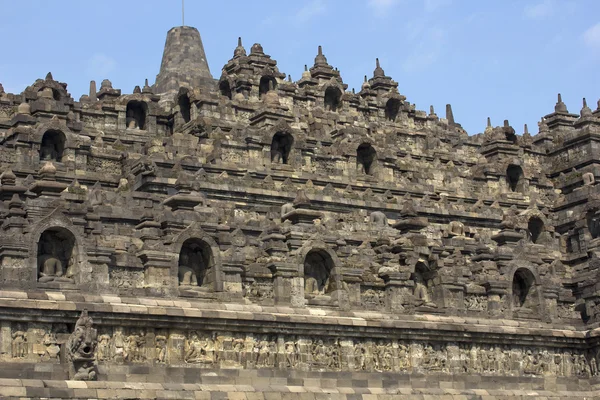 Borobudur, Indonésie — Stock fotografie