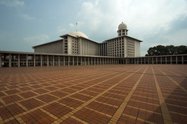istiqlal mosque, jakarta, indonesia clipart
