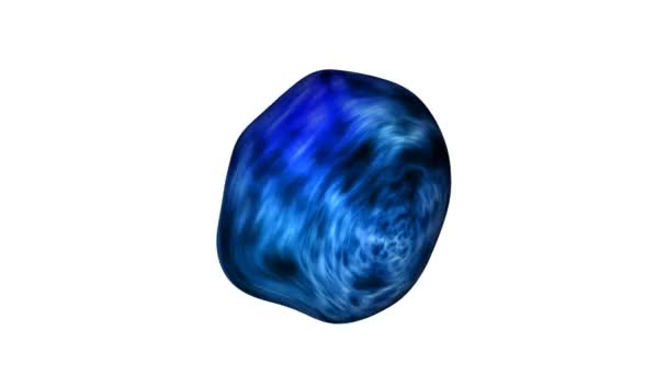 Bouclable sphère mobile 3d ressemblent gomme à mâcher avec alpha — Video