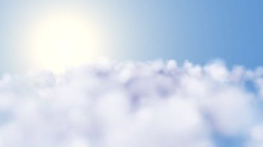 beyaz bulutlar timelapse