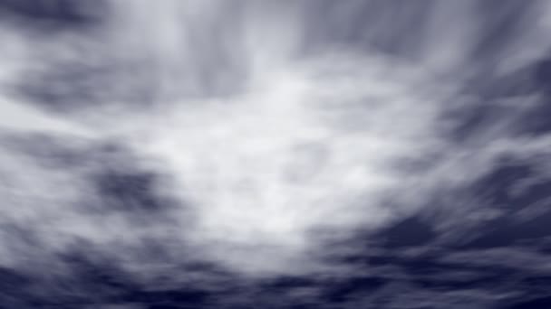 Clouds swirling hurricane — Stock Video