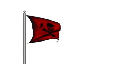 kafatası ve kemiklerin korsan bayrağı