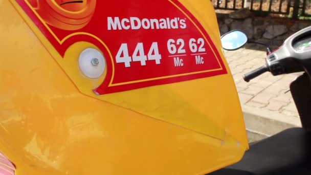 Motocicletas de Mcdonald — Vídeos de Stock