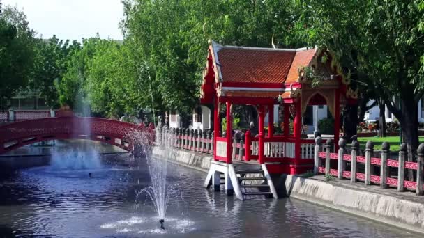 Lindo parque — Vídeo de Stock