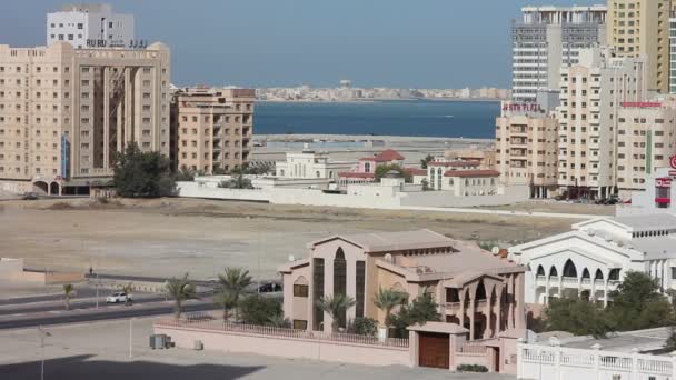 Calles ordinarias de Bahrein — Vídeo de stock