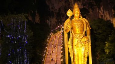 Geceleri batu mağaraları, kuala lumpur, Malezya