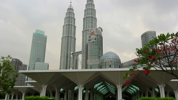 Wieżowce Petronas, kuala lumpur — Wideo stockowe