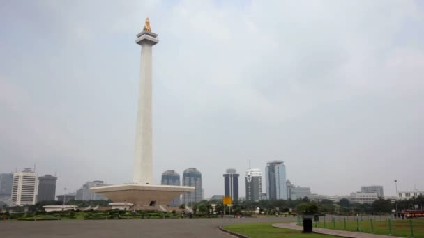 Mezquita istiqlal, Yakarta, indonesia . — Vídeos de Stock