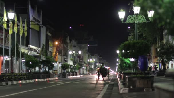 Eine gewöhnliche Nacht in Indonesien — Stockvideo