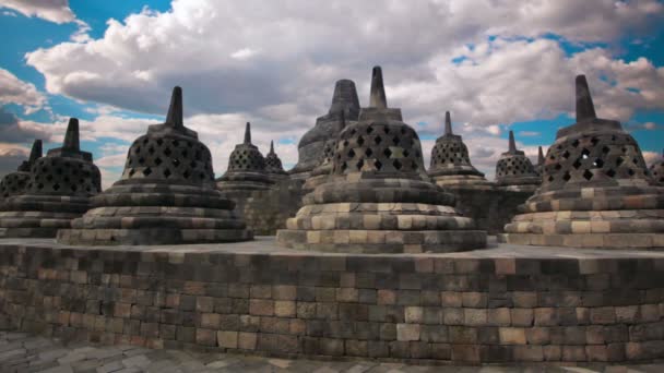 婆罗浮屠印度尼西亚 — 图库视频影像