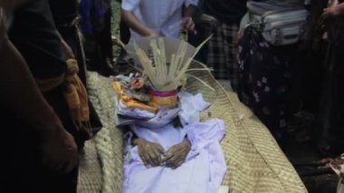 yanan ceset Balili cenaze, bali, Endonezya