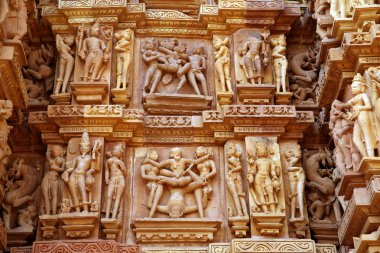 kama sutra tapınaklar Hindistan için grup seks tonlar