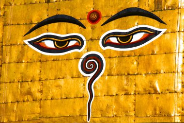 nepal, Buda'nın gözleri Kathmandu sembolü