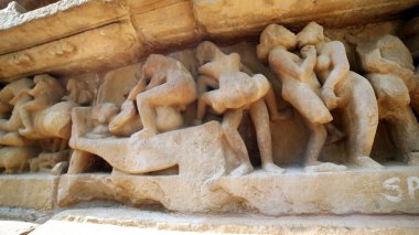 kama sutra tapınaklar Hindistan için grup seks tonlar