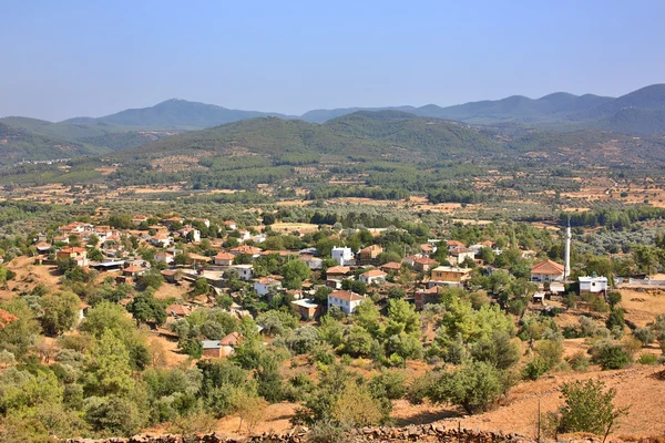 Mediterranes Dorf in bodrum, Türkei — Stockfoto