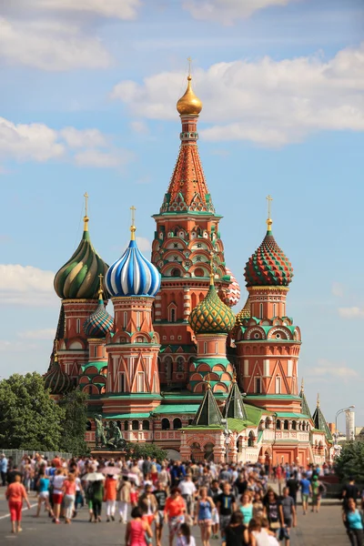 Saint basils Katedrali, Moskova, Rusya — Stok fotoğraf