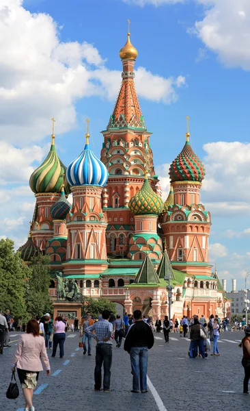 Saint basils Katedrali, Moskova, Rusya — Stok fotoğraf