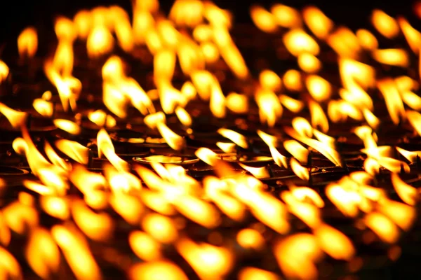 Boudhanath, Katmandu, nepal yanan mumlar