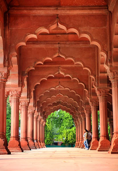 Fachada majestosa de Red Fort — Fotografia de Stock