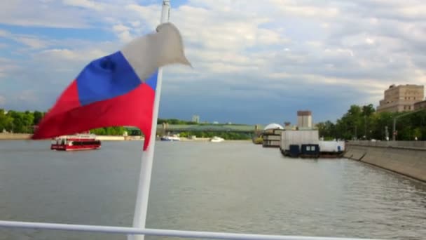 Boat Tour at Kremlin — Stock Video