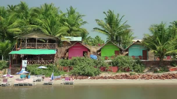 Casas de playa — Vídeo de stock