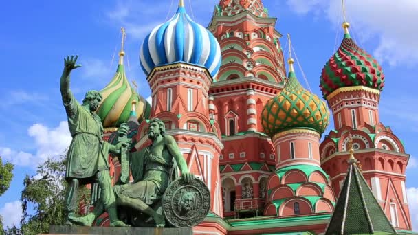 Saint Basil's Cathedral — Stock video