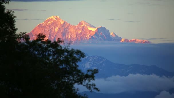 珠穆朗玛峰 — 图库视频影像