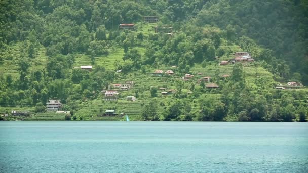 Pokhara Gölü — Stok video