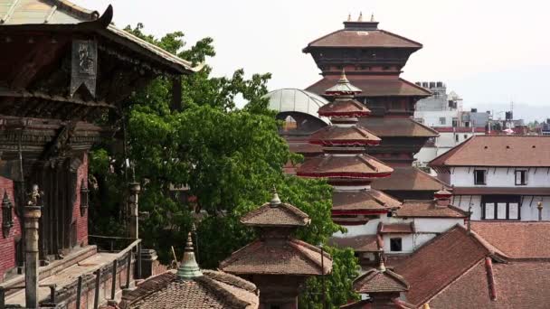 Kathmandu cityscape — Stockvideo