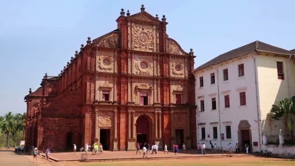 Antiga igreja colonial — Vídeo de Stock