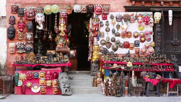 Souvenir shop exterior — Stock Video