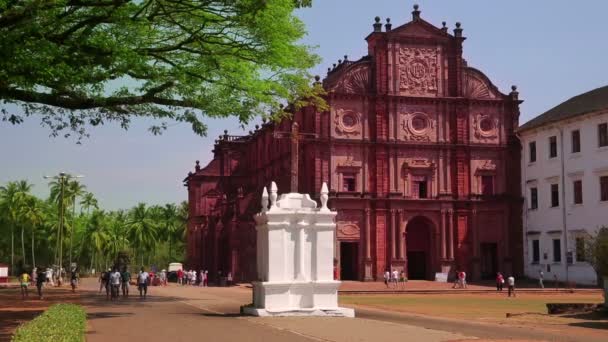 Antigua iglesia colonial — Vídeo de stock