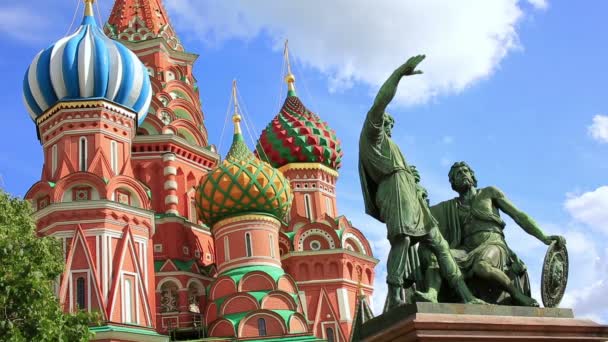 Saint Basil's Cathedral — Stock Video