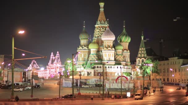 Saint Basil's Cathedral — Stock video