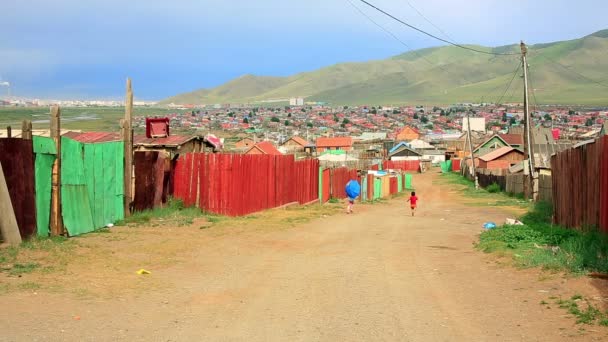 蒙古蒙古包 — 图库视频影像