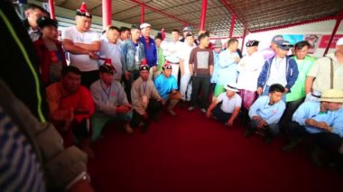 Naadam festival knucklebone Turnuvası