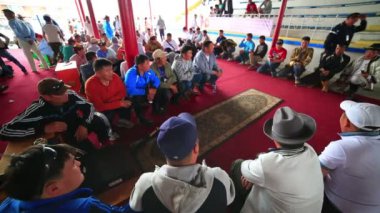 Naadam festival knucklebone Turnuvası