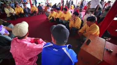Naadam festival knucklebone Turnuvası