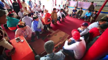 Naadam festival knucklebone Turnuvası