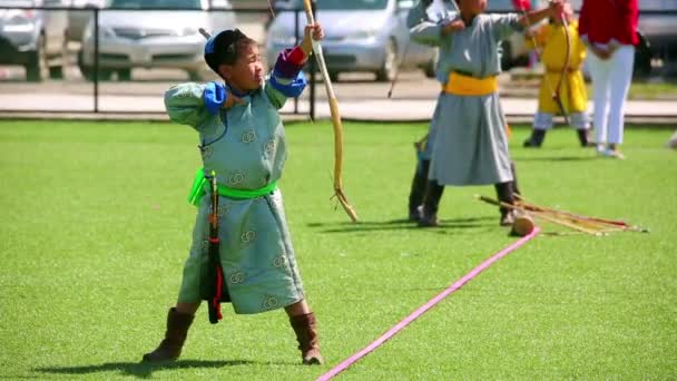 Naadam Festival Tournoi de tir à l'arc — Video