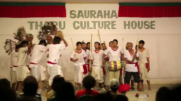 Культурный танец для туристов — стоковое видео
