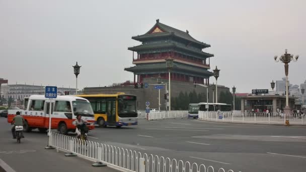 Vista da Praça Tiananmen — Vídeo de Stock