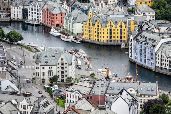 Vista para Alesund — Fotografia de Stock