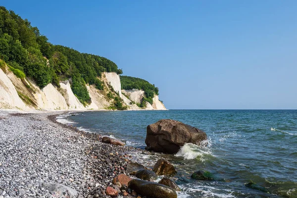 Chalk Cliffs Baltic Sea Coast Island Ruegen Germany — Stock Photo, Image