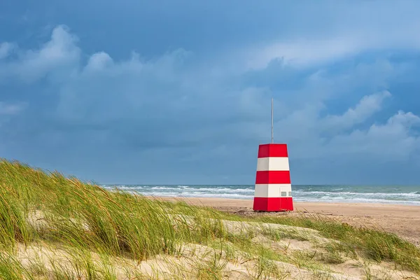 デンマークのHirtshals近くの砂丘とビーチ — ストック写真